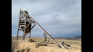Intriguing Mine Shaft In The Desert
