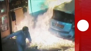 Dramatic gas station dispute: Woman sets petrol pump on fire, Israel