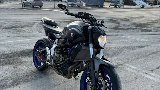 Yamaha MT07 First ride 2024