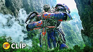 Optimus Prime vs Grimlock - "Let Me Lead You" Scene | Transformers Age of Extinction (2014) IMAX