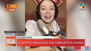Jazmín del Paraguay anticipa su concierto Live en YouTube durante el programa Diego en Favorita