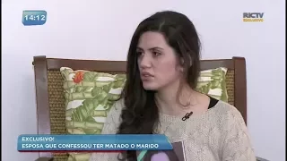 Ex-esposa de PM confessa crime em entrevista exclusiva para o Balanço Geral