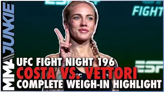 #UFCVegas41 weigh-in highlights: Everyone hits the mark