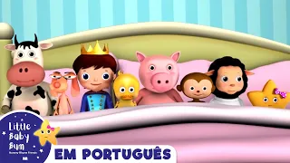 Dez na cama | Chansons de bébé | Little Baby Bum em Português