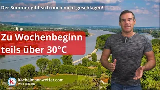 Über 30 Grad - der Sommer dreht nochmal auf