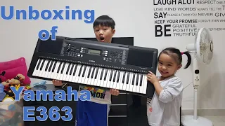 Yamaha E363 Keyboard - Unboxing I Jaden Palma