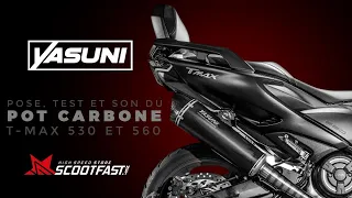 Pot Yamaha T-MAX Yasuni Carbone : Pose et Test pour 530 et 560