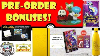 The Best Pre-Order Bonuses for Pokémon Scarlet and Violet! (New Pokémon Games! Gen 9!)