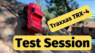 Traxxas TRX-4 test - taking on Lake Tahoe Granite