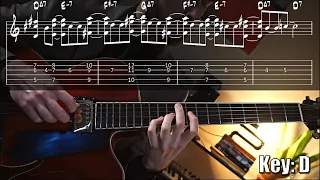 Beautiful Jazz Guitar Chord Exercise Through 12 Keys