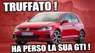 E' STATO TRUFFATO DOPO AVER VENDUTO LA SUA GOLF GTI !!