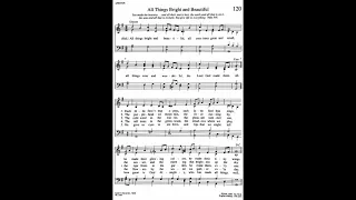 120. All Things Bright and Beautiful (Royal Oak Tune), Trinity Hymnal