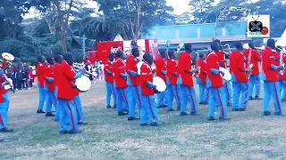 STAREHE BOYS CENTRE BAND WARMING THE THE CARNIVORE GROUNDS FOR THE HEART TO HEART RUN EVENT