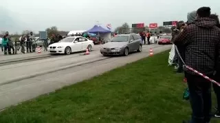 Bmw 335d 3,0 vs Alfa 156 2,4 jtd Hoškovice Automotosprint