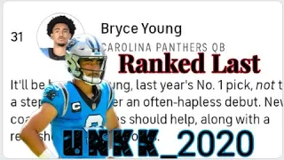 Bryce Young Ranked #31 In QB Power Rankings.