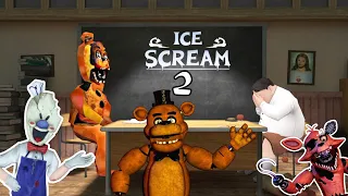 Ice Scream 2 FNAF Mod Full Gameplay