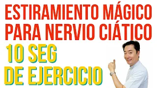 Ejercicio estiramiento mágico para dolor de lumbar y nervio ciático solo 10seg