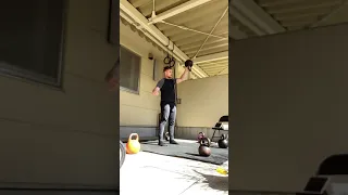 Commando snatch test, 32kg, 5 min, 101 reps