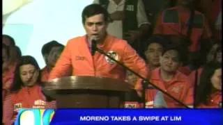 Erap draws first blood vs Lim