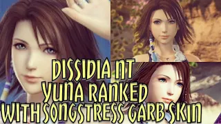 Dissidia Final Fantasy NT - Yuna Ranked With Songstress Garb Skin