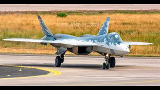 Russian Sukhoi SU-57 Air show