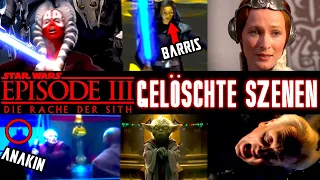 Das passiert in den GELÖSCHTEN SZENEN aus Star Wars Episode III - Die Rache der Sith