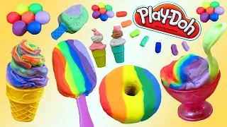 Play Doh Desserts, Ice Cream, Cakes, Donuts and Bakery SUPER Video!