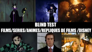 BLIND TEST : Films/Series/Animes/Répliques de Films/Disney - 50 extraits