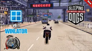 Winlator 6.1: Sleeping Dogs Definitive Edition Gameplay(HD) Windows Emulator | Android