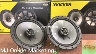 Kicker CSC67 CS Series 6.5 inch 2 Way Coaxial Speaker * Bass Testing + Sound Clarity Testing *