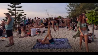 [4K] Thailand Koh PhaNgan - Zen Beach - Drum Circle - Ecstatic Vibes