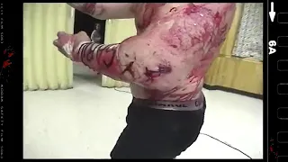 Deth match after backstage wrestler blood