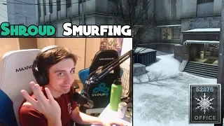 SHROUD SMURFING IN MATCHMAKING (ft. just9n and wadu) #2