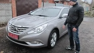 Обзор Тест-Драйв Hyundai Sonata 2.0i механика 6ст 16v 165л.с 2012г