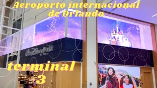🌼Terminal novo do aeroporto de Orlando - Loja incrível da Universal no aeroporto 2023 - Terminal C