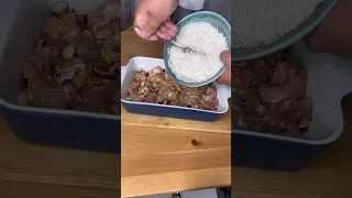 Курица с рисом за 15 минут. Секрет в маринаде