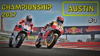 Can Marquez win 5-times in Austin? | MotoGP AI Championship 2017 | #3 | Americas GP