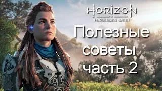 Horizon Forbidden West / Полезные советы часть 2