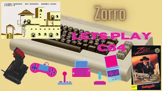 Zorro:Der Rächer der Armen(Lets Play/C64)[Deutsch]