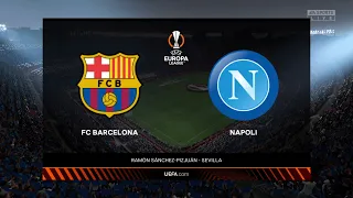 FIFA 22 PS5 | FC Barcelona VS Napoli | UEFA Europa League Play-off, 1st leg Play on Gameplay