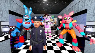 ANIMATRONICS SCARE THE SECURITY GUARD FNAF COOP Garry's Mod