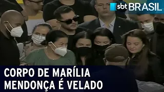 Corpo de Marília Mendonça é velado sob forte comoção | SBT Brasil (06/11/21)