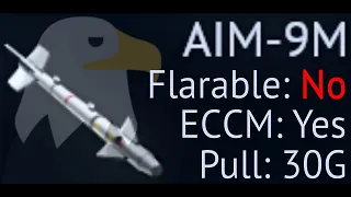 [Dev] AIM-9M the Unflarable?