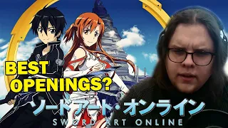 REACTING TO ALL SWORD ART ONLINE OPENINGS! (1-10)