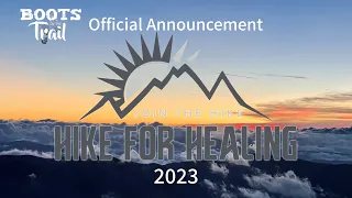 Hike for Healing 2023 Announcement