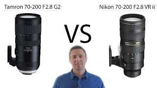 Tamron 70-200 G2 vs Nikon 70-200 VRii // Sharpness and VC comparison