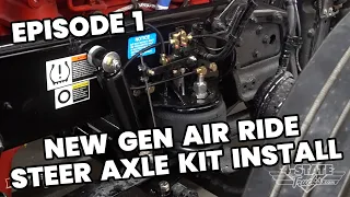 Bossman's "Ranch Hand" Peterbilt 389 Installs - New Gen Air Ride Steer Axle Kit - EP 1