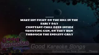 For Whom The Bell Tolls -  Metallica (Lyrics KAraoke) [ goodkaraokesongs.com ]