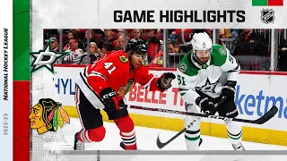 Stars @ Blackhawks 3/2 | NHL Highlights 2023