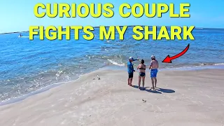 Shark Fishing Adventure ~ Letting 2 Onlookers Fight & Land My Shark